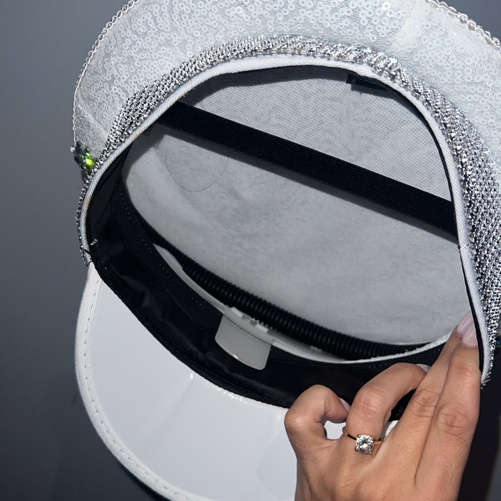 Bride bedazzled captain hat - Picture 4 of 4